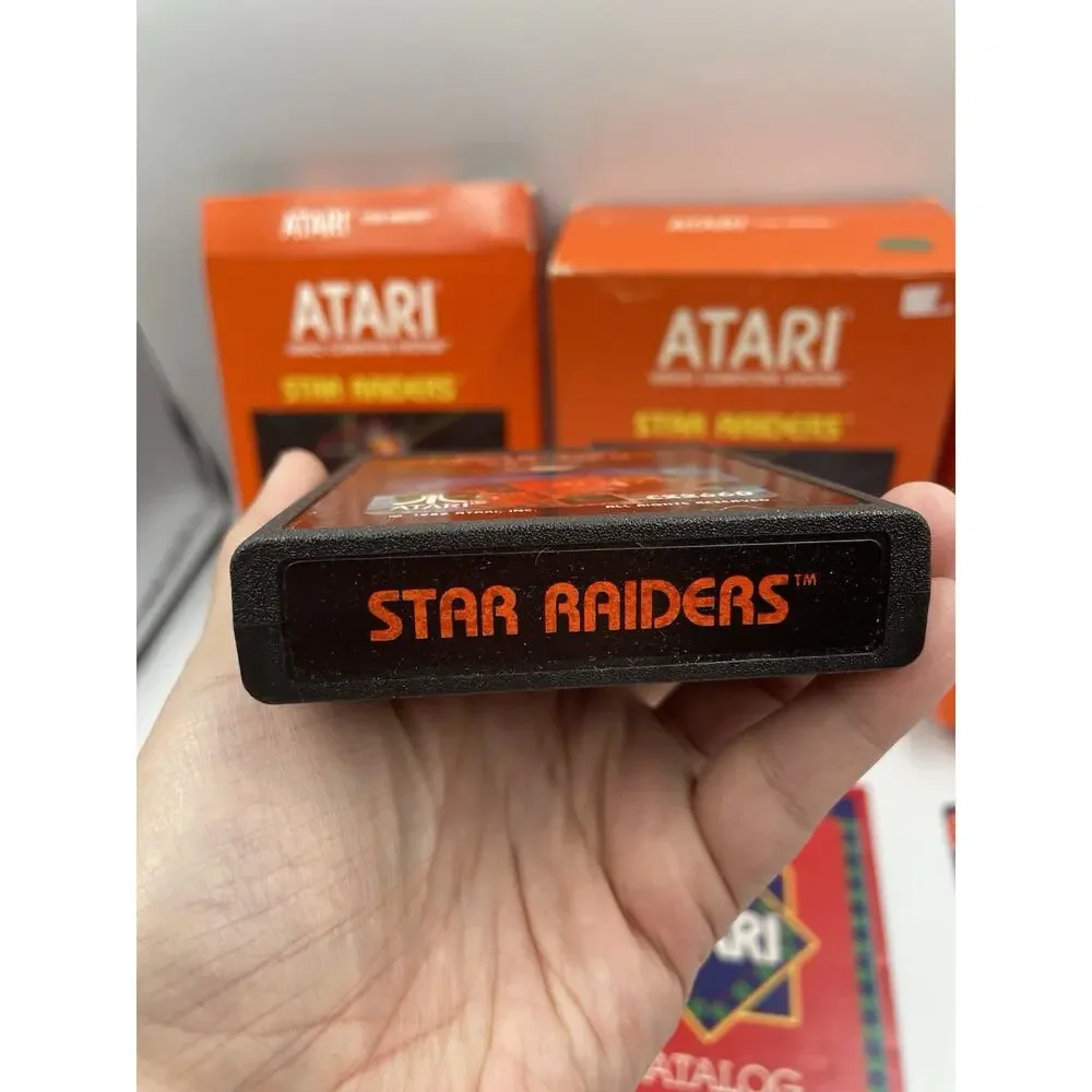 Atari 2600 Star Raiders Complete Big Box CIB & Touchpad Tested -Great Condition